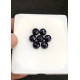 High Quality Blue Send Stone Rose Cut Round Shape Cabochons Gemstone For Jewelry