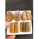 High Quality Natural Tiger Eye Smooth Pair Mix Shape Cabochons Gemstone For Jewelry