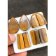 High Quality Natural Tiger Eye Smooth Pair Mix Shape Cabochons Gemstone For Jewelry