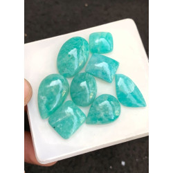 High Quality Natural Amazonite Smooth Fancy Shape Cabochons Gemstone For Jewelry