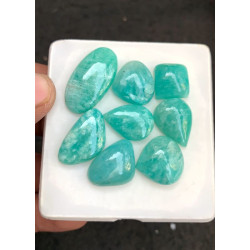 High Quality Natural Amazonite Smooth Fancy Shape Cabochons Gemstone For Jewelry