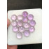 High Quality Natural Amethyst Rose Cut Hexagon Shape Cabochons Gemstone For Jewelry