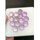 High Quality Natural Amethyst Rose Cut Hexagon Shape Cabochons Gemstone For Jewelry