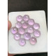 High Quality Natural Amethyst Rose Cut Hexagon Shape Cabochons Gemstone For Jewelry