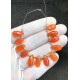 High Quality Natural Carnelian Smooth Briolette Pear Shape Gemstone For Jewelry