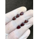 High Quality Natural Garnet Faceted Cut Pear Shape Gemstone For Jewelry