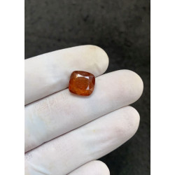 High Quality Natural Orange Kyanite Faceted Cut Cushion Shape Gemstone For Jewelry