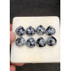 High Quality Natural Snow Flake Obsidian Rose Cut Heart Shape Cabochons Gemstone For Jewelry