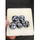 High Quality Natural Snow Flake Obsidian Rose Cut Cushion Shape Cabochons Gemstone For Jewelry