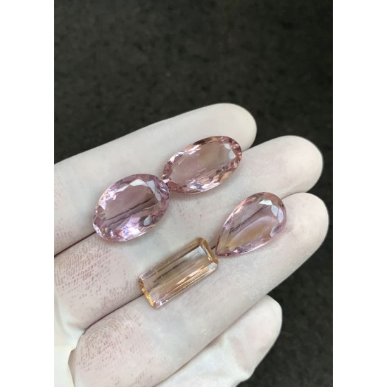 High Quality Natural Ametrine Faceted Cut Mix Shape Gemstone For Jewelry