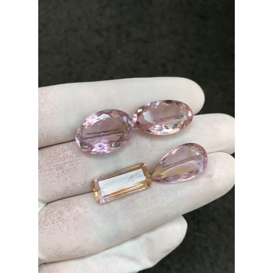 High Quality Natural Ametrine Faceted Cut Mix Shape Gemstone For Jewelry