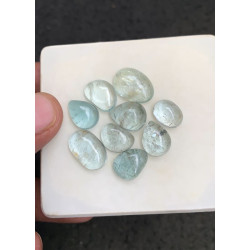 High Quality Natural Aquamarine Smooth Mix Shape Cabochons Gemstone For Jewelry