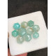 High Quality Natural Amazonite and Golden Rutile Crystal Doublet Rose Cut Hexagon Shape Cabochons Gemstone For Jewelry