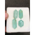 High Quality Natural Amazonite and Golden Rutile Crystal Doublet Rose Cut Mix Shape Cabochons Gemstone For Jewelry