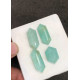 High Quality Natural Amazonite and Golden Rutile Crystal Doublet Rose Cut Mix Shape Cabochons Gemstone For Jewelry