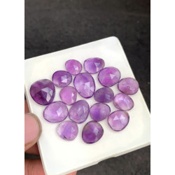 High Quality Natural Amethyst Rose Cut Fancy Shape Cabochons Gemstone For Jewelry