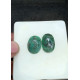 High Quality Natural Emerald Rose Cut Oval Shape Cabochons Gemstone For Jewelry