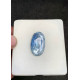 High Quality Natural Aqua Kyanite Rose Cut Oval Shape Cabochons Gemstone For Jewelry