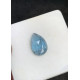 High Quality Natural Aqua Kyanite Rose Cut Pear Shape Cabochons Gemstone For Jewelry