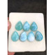 High Quality Natural Larimar Smooth Pear Shape Cabochons Gemstone For Jewelry