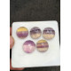 High Quality Natural Fluorite Rose Cut Round Shape Cabochons Gemstone For Jewelry