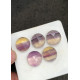 High Quality Natural Fluorite Rose Cut Round Shape Cabochons Gemstone For Jewelry