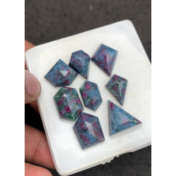 High Quality Natural Ruby Kyanite Step Cut Fancy Shape Cabochons Gemstone For Jewelry