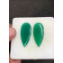 High Quality Natural Green Onyx Both Side Adjust Cut Fancy Shape Cabochons Gemstone For Jewelry