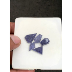 High Quality Natural Iolite Step Cut Fancy Shape Cabochons Gemstone For Jewelry