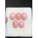 High Quality Natural Peruvian Pink Opal Smooth Oval Shape Cabochons Gemstone For Jewelry