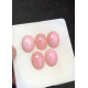 High Quality Natural Peruvian Pink Opal Smooth Oval Shape Cabochons Gemstone For Jewelry