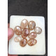 High Quality Natural Copper Rutilated Quartz Rose Cut Fancy Shape Cabochons Gemstone For Jewelry