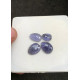 High Quality Natural Iolite Rose Cut Fancy Shape Cabochons Gemstone For Jewelry