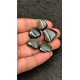 High Quality Natural Golden Obsidian Smooth Heart Shape Cabochons Gemstone For Jewelry